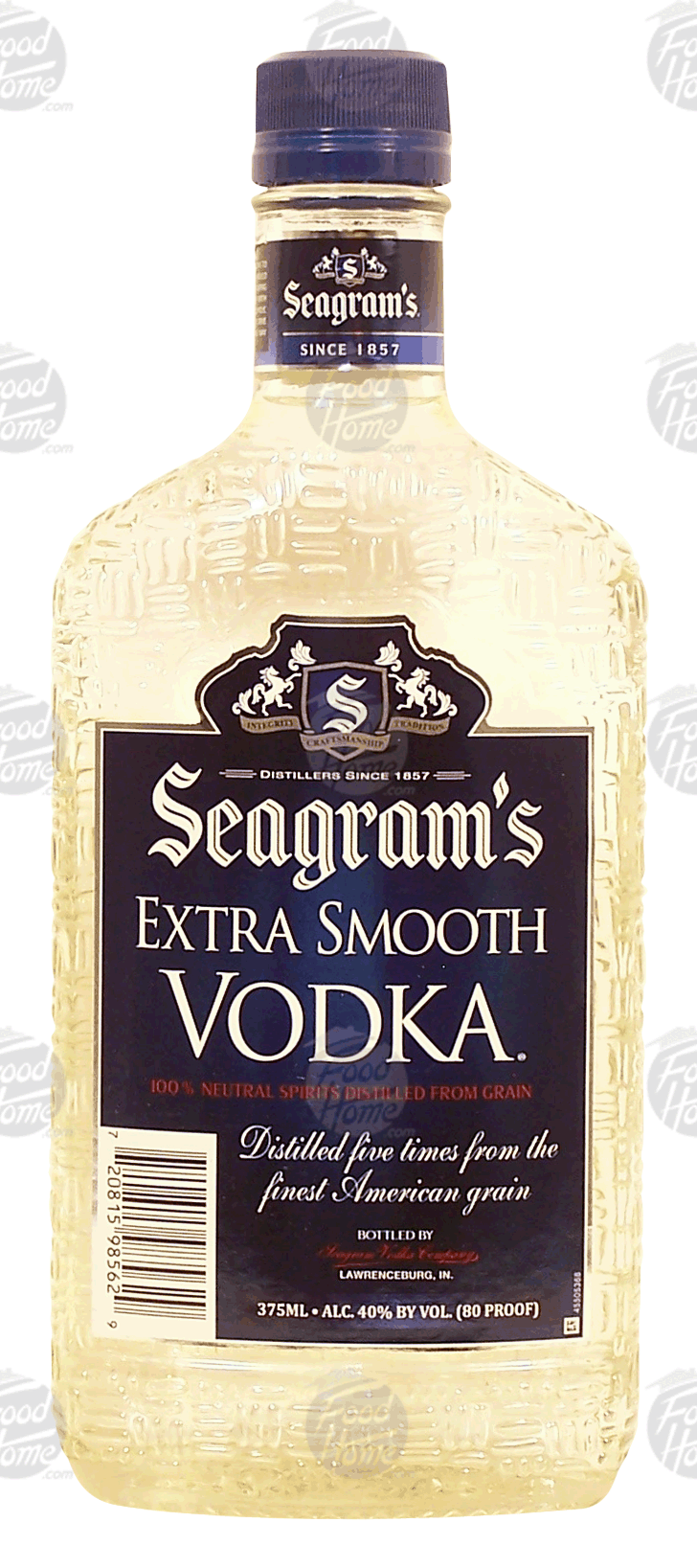 Seagram's  vodka, extra smooth, distilled 5 times Full-Size Picture